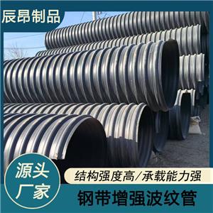 DN200-DN2200鋼帶增強(qiáng)波紋管 大口徑排水排污管
